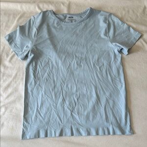 SKIMS Light Blue Short Sleeve Tee